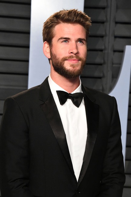 Liam Hemsworth, 2018 Vanity Fair Oscar Party